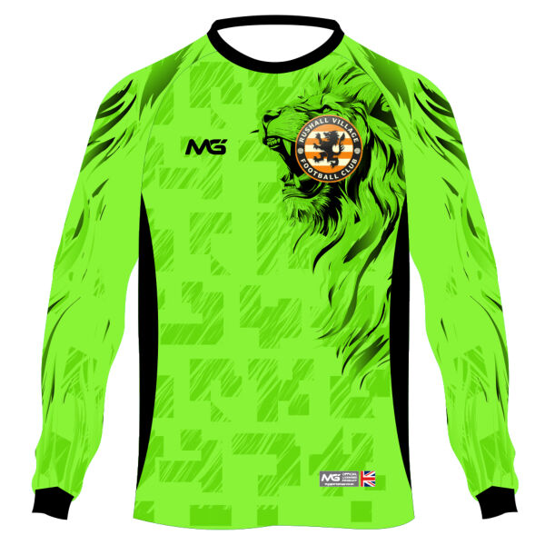 Rushall Village FC Goalkeeper Shirt Green Thumbnail