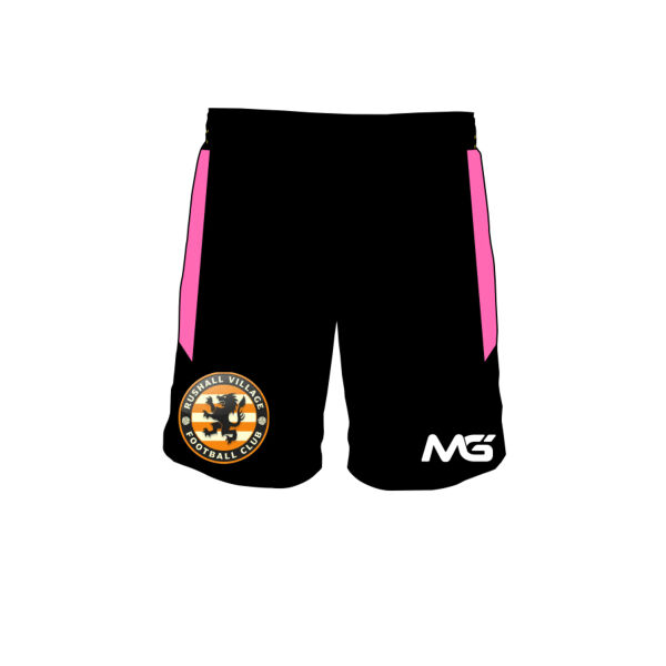Rushall Village FC GK Short Black Pink Thumbnail